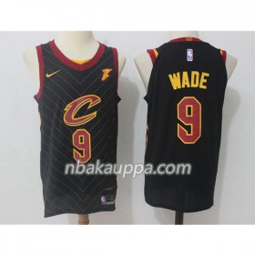 Cleveland Cavaliers Dwyane Wade 9 Nike 2017-18 Musta Pelipaidat Swingman - Miesten